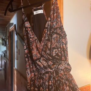 🍋✨Abercrombie boho racer back midaxi dress size S